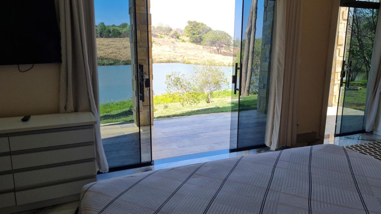 Chale Defronte Lagoa Na Serra Do Cipo Proximo A Cachoeira Grande, Cachoeira Do Pedrao E Cachoeira Veu Da Noiva Jaboticatubas Exteriör bild