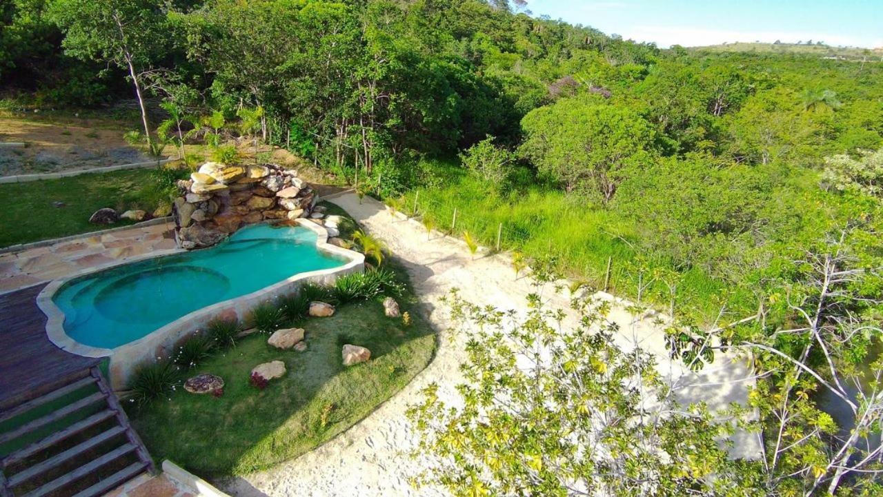 Chale Defronte Lagoa Na Serra Do Cipo Proximo A Cachoeira Grande, Cachoeira Do Pedrao E Cachoeira Veu Da Noiva Jaboticatubas Exteriör bild