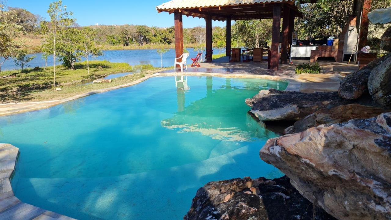 Chale Defronte Lagoa Na Serra Do Cipo Proximo A Cachoeira Grande, Cachoeira Do Pedrao E Cachoeira Veu Da Noiva Jaboticatubas Exteriör bild